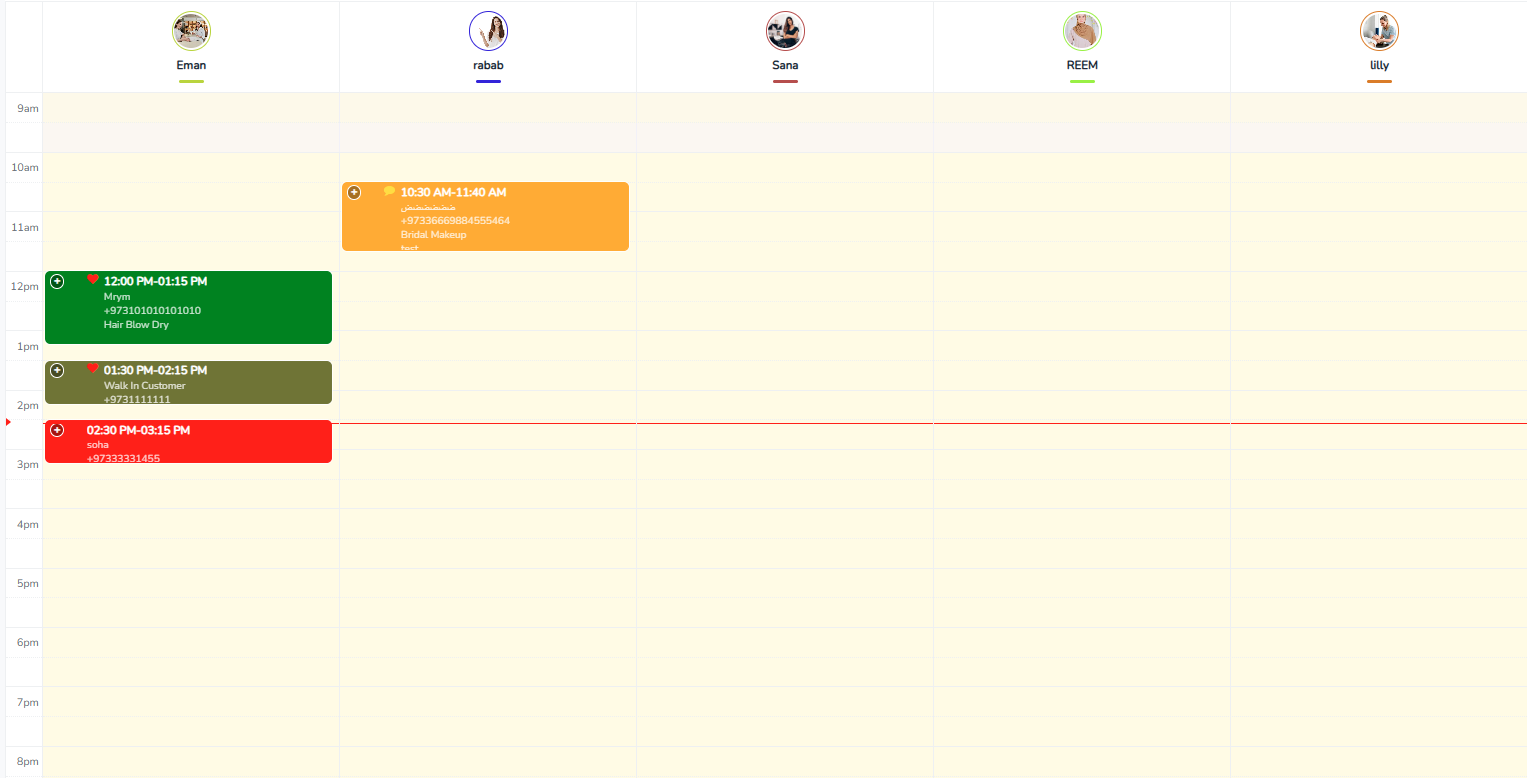 Booking Calendar